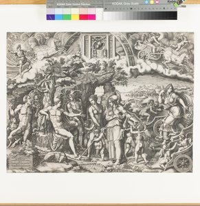 Le Jugement de Pâris, 1555 - Giorgio Ghisi